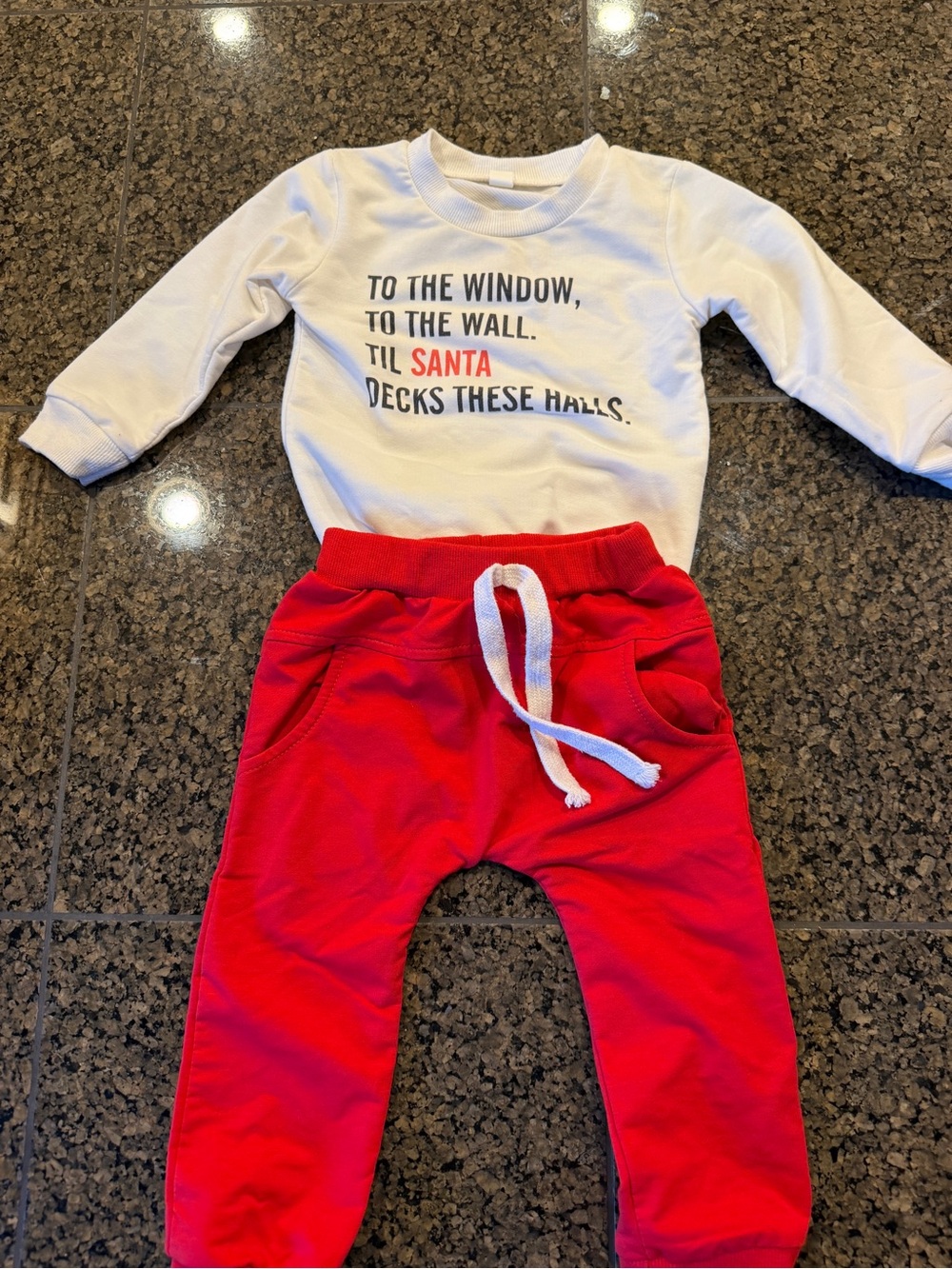 Christmas Sweatsuit 18 month
